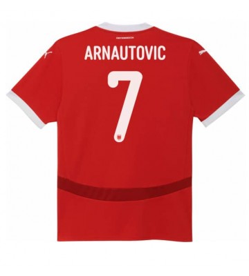 Austria Marko Arnautovic #7 Primera Equipación Eurocopa 2024 Manga Corta